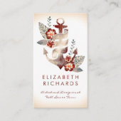 ビーチ航海のいかりコースタルクルーズヨットパーティー 名刺 (正面)