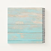 ビーチ航海のいかりモノグラムのスパイラルノート ノートブック (裏面)