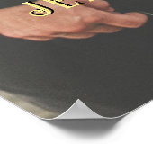 ビーチ航海のの取り外し式の写真結婚の写真 ポスター (角)