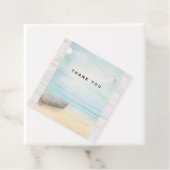 ビーチ航海のシーンとローボート&魚釣りネット フェイバータグ (インサイチュ)