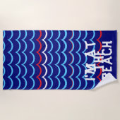 ビーチ航海のタオル ビーチタオル (正面)