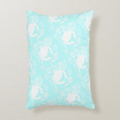 ビーチ航海のテーマカニ及び貝殻枕 アクセントクッション (正面(垂直))