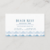 ビーチ航海のハウスコテージB&Bレンタル 名刺 (裏面)