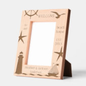 ビーチ航海のハウスコースト レーザー彫刻フレーム (左)