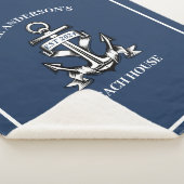 ビーチ航海のハウスファミリーネームエストシップいかり シェルパブランケット (3/4)