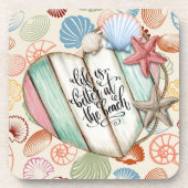 ビーチ航海のハウス コースター (正面)