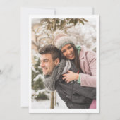 ビーチ航海の写結婚真 招待状 (裏面)