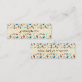 ビーチ航海の海をテーマにしたパターン スキニー名刺 (正面/裏面)