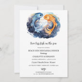 ビーチ航海の海テーマリハーサルディナー 招待状 (正面)