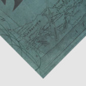 ビーチ航海の海ロブスターカニイーストハンプトンマップ 薄葉紙 (詳細)