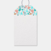 ビーチ航海の海財宝ハート結婚ズ ギフトタグ (裏面)