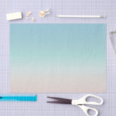 ビーチ色グラデーション 薄葉紙 (クラフト)