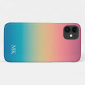 ビーチ色グラデーション Case-Mate iPhoneケース (裏面(横))