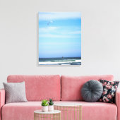 ビーチ色16x20上の空気のパラサーファー キャンバスプリント (インサイチュ (リビング))