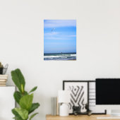 ビーチ色16x20上の空気のパラサーファー ポスター (ホームオフィス)