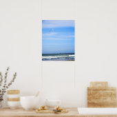 ビーチ色16x20上の空気のパラサーファー ポスター (キッチン)