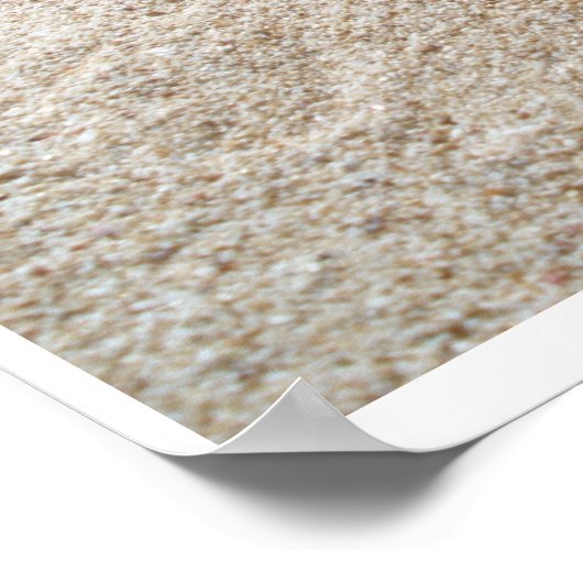 ビーチ花 ポスター (角)