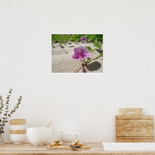 ビーチ花 ポスター (キッチン)