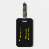 ビーチ荷物タグ ラゲッジタグ (裏面縦)