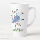 ビーチ菌 カフェラテマグ (右)