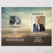 ビーチ葬儀サービスプログラム生活お祝い チラシ (正面)