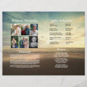 ビーチ葬儀サービスプログラム生活お祝い チラシ (裏面)