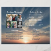 ビーチ葬儀サービスプログラム生活お祝い チラシ (裏面)