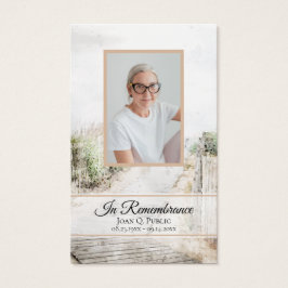 ビーチ葬儀サービス記念祈りの言葉に搭乗