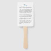 ビーチ葬儀記念ハンドファン ハンドファン (裏面)