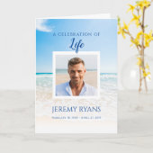 ビーチ葬儀記念事業 カード (黄色い花)