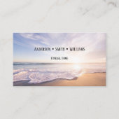 ビーチ葬祭火葬サービス名刺 名刺 (正面)