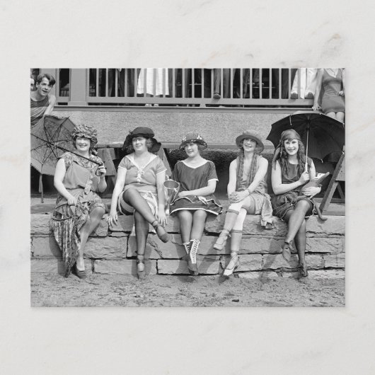 ビーチ衣装コンテスト， 1921 ポストカード (正面)