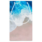 ビーチ表示 スモールペーパーバッグ (裏面)