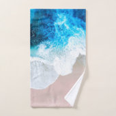 ビーチ表示 バスタオルセット (ハンドタオル)