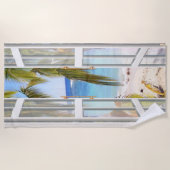 ビーチ表示 ビーチタオル (正面)