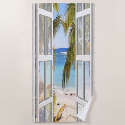 ビーチ表示 ビーチタオル (正面)