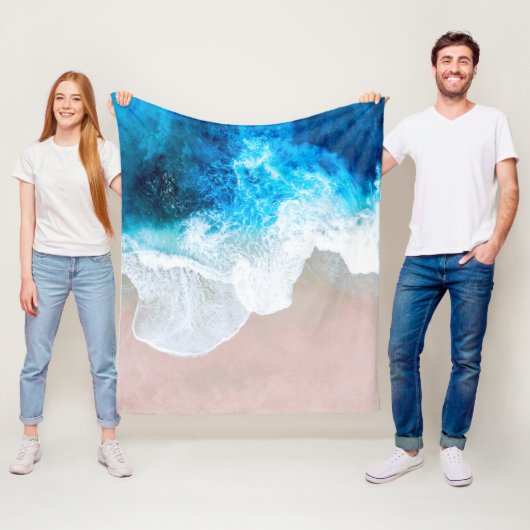 ビーチ表示 フリースブランケット (インサイチュ)