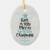 ビーチ装飾品 セラミックオーナメント (裏面)