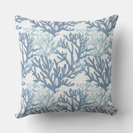 ビーチ装飾用クッション | サンゴ化粧枕 クッション (裏面)