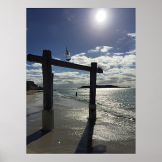 ビーチ西オーストラリア ポスター