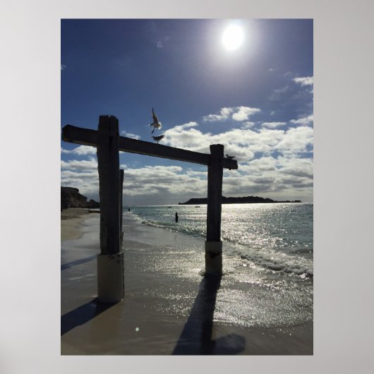 ビーチ西オーストラリア ポスター (正面)