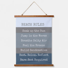 ビーチ規則の色モダンブロック 吊り下げ型タペストリー