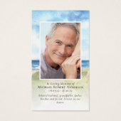 ビーチ記念祈りの言葉カード (正面)