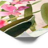 ビーチ誓の更新パーティー歓迎の看板ポスター ポスター (角)