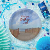 ビーチ誕生日へのパス ペーパープレート (パーティー)