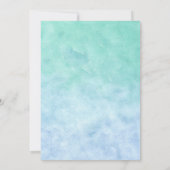 ビーチ誕生日カクテルパーティーマルガリータ 招待状 (裏面)