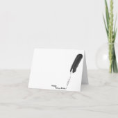 ビーチ誕生日グリーティングカード カード (裏面)