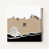 ビーチ誕生日パーティーゲストブック ノートブック (裏面)