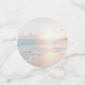 ビーチ誕生日パーティー名Any Age コンフェッティ (スモール正面)