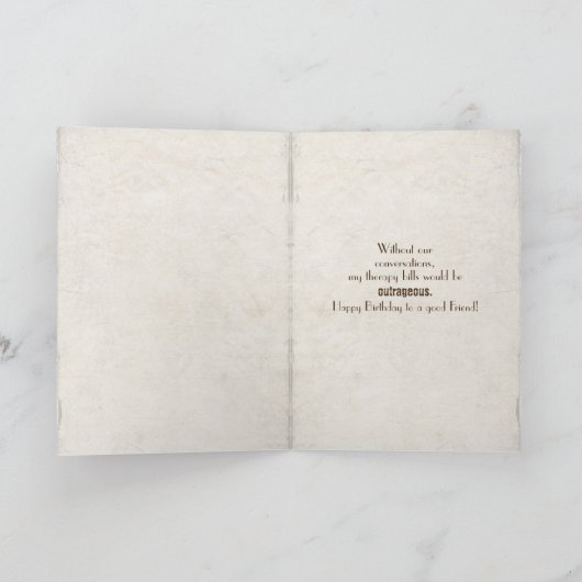 ビーチ誕生日 カード (内部)